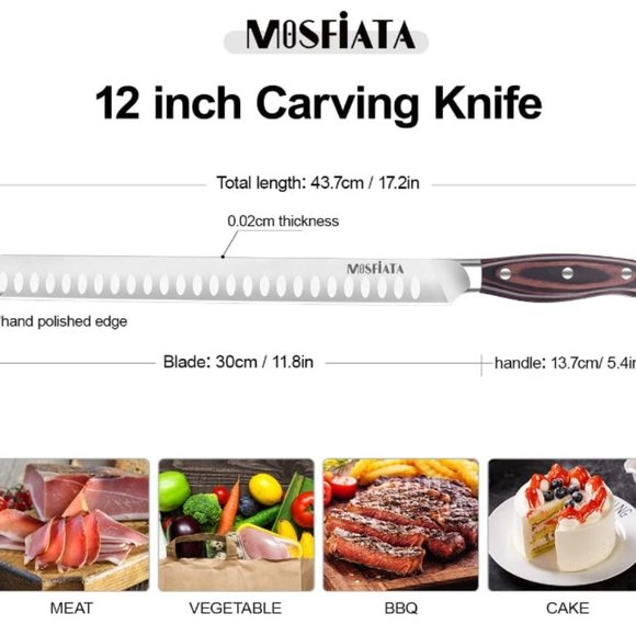 MOSFiATA "Combo" Special - 7 pcs KNIVE SET  (Brown) - Picture 8 of 16